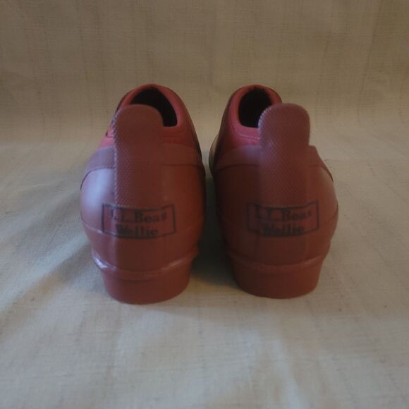 L.L. Bean Rugged Wellie Waterproof Pull On VertiGrip Rubber Outsole Women 8 - Picture 2 of 9